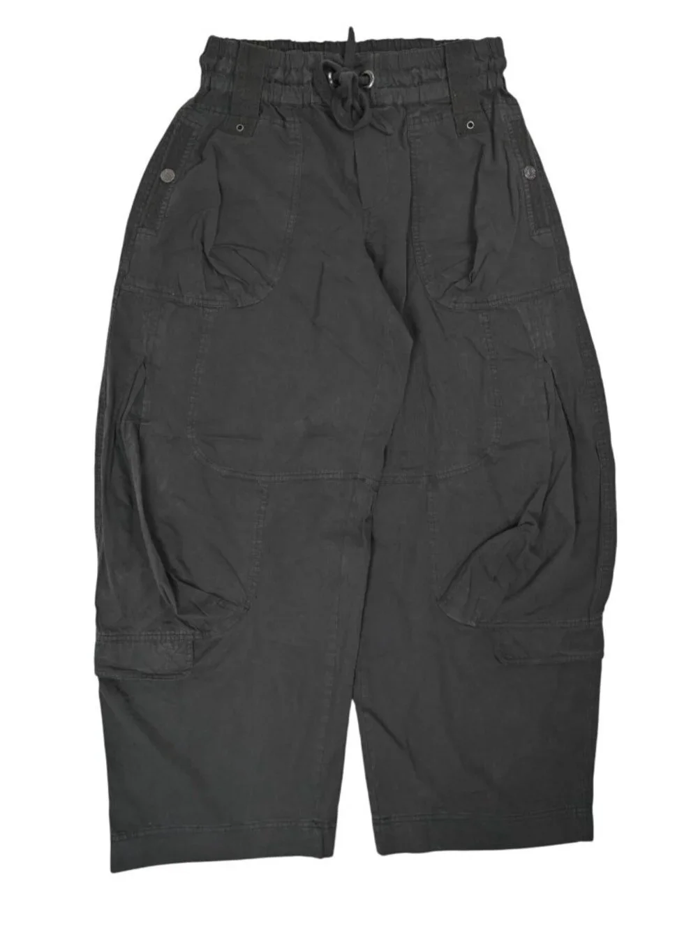 Free People We The Free Onset Pull-On Cargo Pants in Black Sand